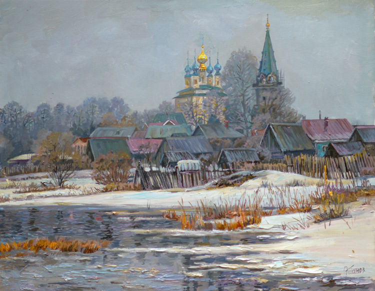Зимний пруд