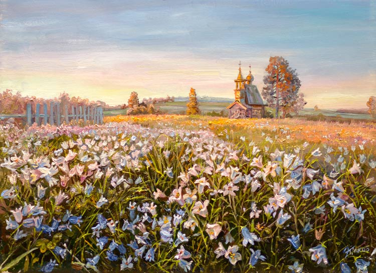 Поле колокольчиков
