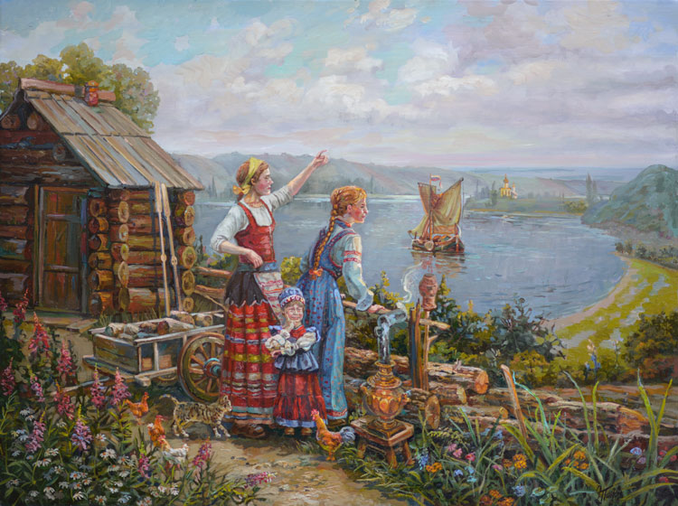 На крутом берегу