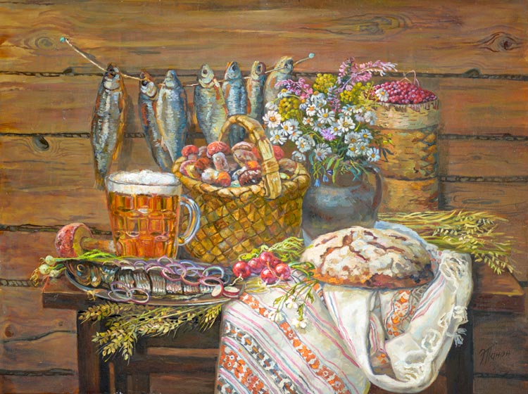 Натюрморт с пивом