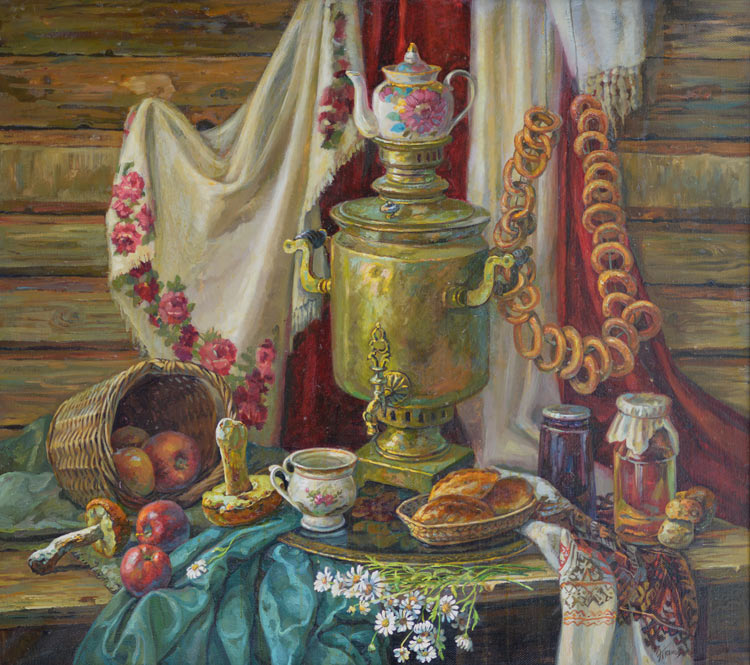 Натюрморт с сушками