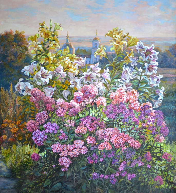 Цветы в саду