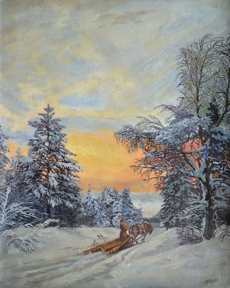 Лес зимой