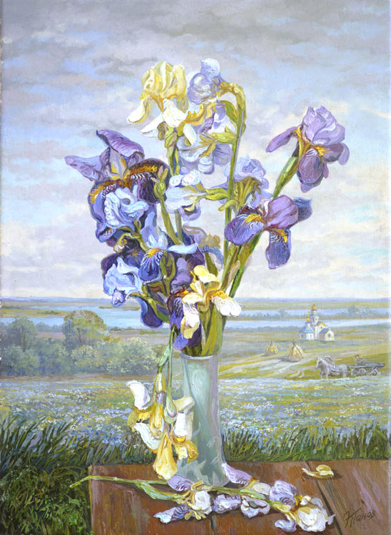 Ирисы в пленере