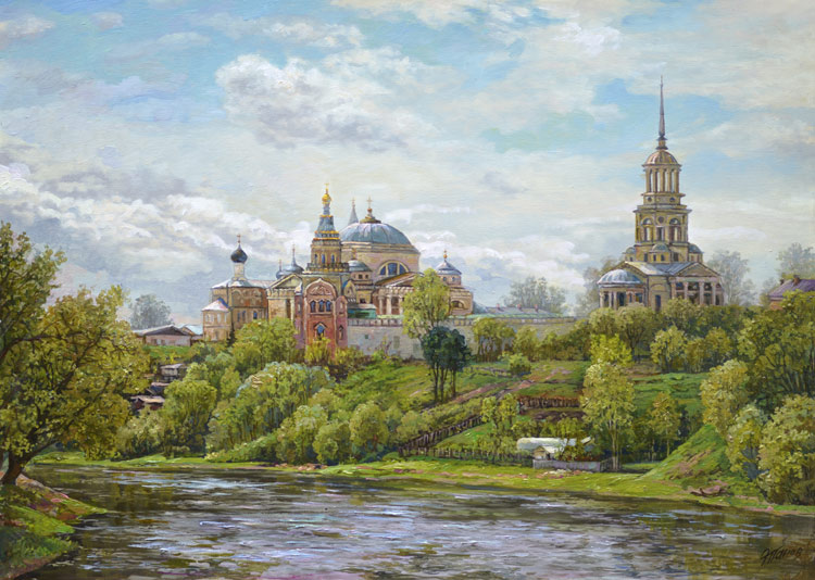 Монастырь у реки
