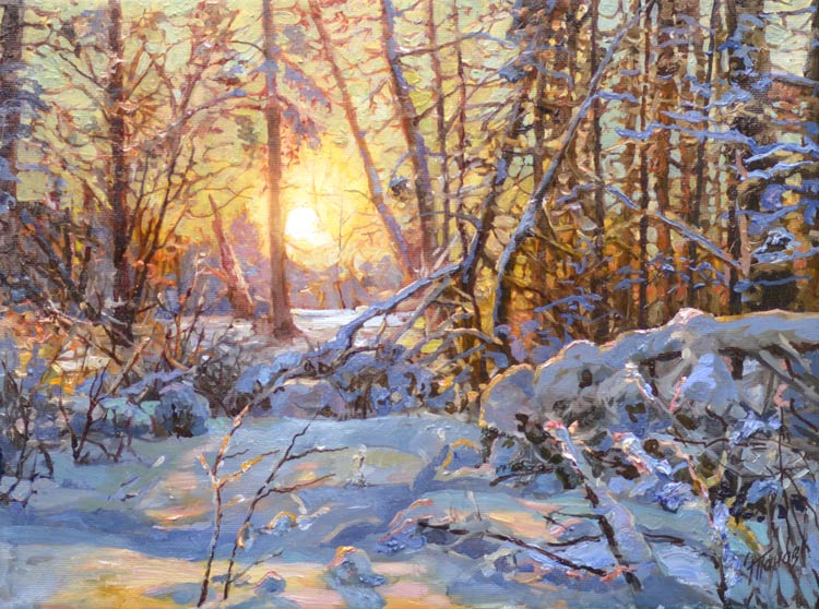 Зимнее солнце