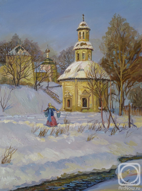 Зима часовня