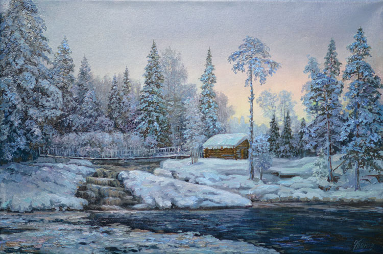 Зимний пруд